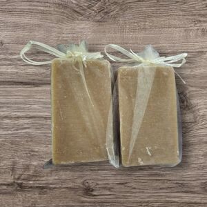 Oatmeal NEW 2 Bars HANDMADE Soap Shea & Cocoa Butter for Sensitive Skin